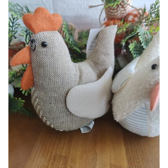 Target Bullseye Playground Springtime Hen & Rooster 6" Fabric Figurals New 2024 - Picture 4 of 7